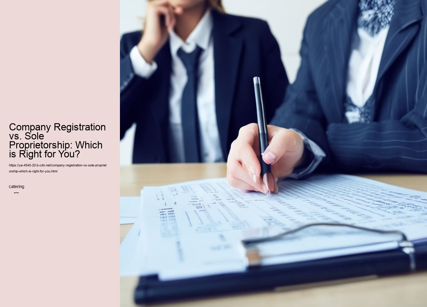 Company Registration vs. Sole Proprietorship: Which is Right for You?